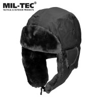 Mil-tec Žieminė kepurė Pilot MA1 juoda