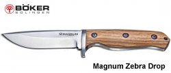 Böker Magnum Zebra Drop hunting knife
