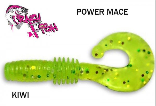 Guminukas Crazy fish Power Mace Kiwi 4 cm