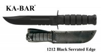 Ka-bar "Utility" fighter knife 1212 Serrated Edge