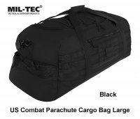 Mil-tec JAV parašiutistų krovininis krepšys, didelis 105 L juoda