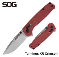 SOG Terminus XR G10 sulankstomas peilis Crimson
