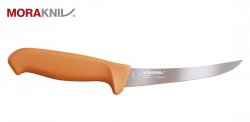Mora Hunting Curved Boning Stainless Knife Burnt Orange