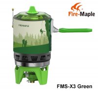 Fire Maple FMS-X3 Kelioninė viryklė su puodu Green