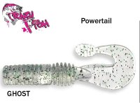 Твистер ароматизированный Crazy Fish Powertail GHOST 7 см