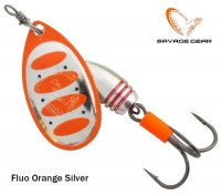 Spinner Savage gear Rotex Fluo Orange Silver