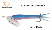 Sukriukė Savage Gear Flying Eel Spinner Silver Doctor