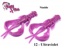 Masalas Crazy Fish Nimble 1.6"(4cm) Ultraviolet