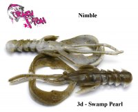 Приманка Crazy Fish Nimble 2" 5 см Swamp Pearl плавающий