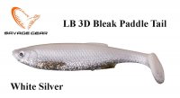Приманки Savage gear LB 3D Bleak Paddle Tail White Silver