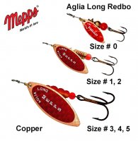 Mepps Aglia Long Redbo Copper