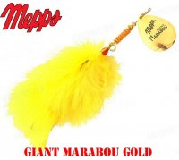 Блесна Mepps Giant Marabou 40 г Gold/Yellow tail