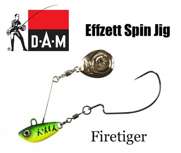 Sukriukė DAM Effzett Spin Jig Firetiger [01-56693]