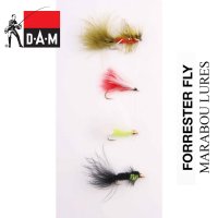 DAM Forrester Fly Marabou Lures muselių rinkinys 570018