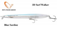 Vobleriai Sandeel 3D Surf Walker Floating Blue Sardine