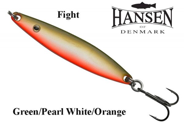 Hansen Fight blizgės Green/Pearl White/Orange