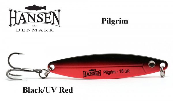 Блесна Hansen Pilgrim Black/UV Red