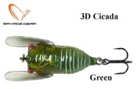 Vobleris Savage Gear 3D cicada žalia