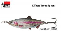 Blizgė DAM Effzett Trout Spoon Sinking Rainbow Trout