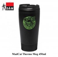 Металлическая термокружка "DAM Madcat" черного цвета 450 мл