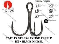 Крючок-тройник VMC 7547BN 1X-Strong черный