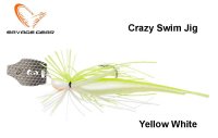 Masalas Savage Gear Crazy Swim Jig 20 g Yellow White