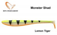 Guminukas Savage Gear Monster Shad Lemon Tiger