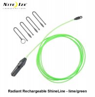 Šviestuvas Nite Ize LED Light Radiant įkraunamas ShineLine Lime