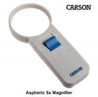 Carson Aspheric asferinis didinimo stiklas 5x didina