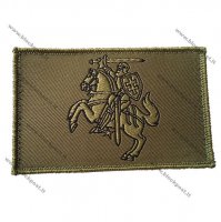 Patches Vytis (knight) on the OD green background