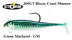 Guminukas Storm 360GT Coastal Biscay Coast Minnow Green Mackerel