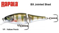 Vobleris Rapala BX Jointed Shad BXJSD Yellow Perch