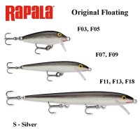 Rapala Original Floating S - Silver