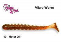 Силиконовая приманка Crazy Fish Vibro Worm Motor Oil