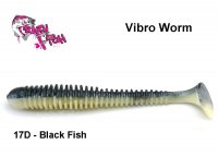 Guminukas Crazy Fish Vibro Worm Black Fish
