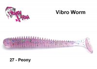Guminukas Crazy Fish Vibro Worm Peony