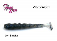 Guminukas Crazy Fish Vibro Worm Smoke