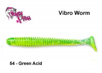 Guminukas Crazy Fish Vibro Worm Green Acid