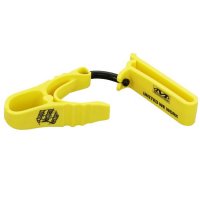 Mechanix wear clip for attaching gloves (yellow)