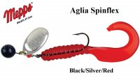Блесна Mepps Aglia Spinflex Black/Silver/Red