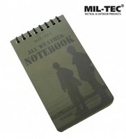 Waterproof writing notebook 7.5x13 cm