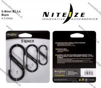 Nite Ize S-biner Stainless steel dual carabiner set SB2/SB3/SB4