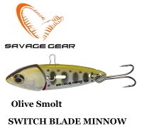 Блесна SAVAGE GEAR Switch Blade Minnow Olive Smolt