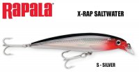 Rapala воблер X-Rap Saltwater Silver
