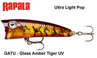 Rapala Ultra Light Pop ULP Glass Amber Tiger UV