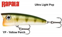 Vobleris Rapala Ultra Light Pop ULP Yellow Perch