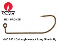 Рыболовные крючки для джигголовок VMC 9131BZ O'Shaughnessy Bronz