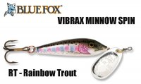 Вращающаяся блесна Blue Fox Minnow Spin Vibrax Raibow Trout
