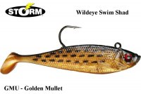 Guminukas Storm WildEye Swim Shad 10 cm Golden Mullet
