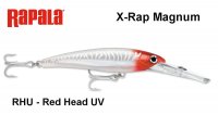 Vobleris Rapala X-Rap Magnum XRMAG Red Head UV